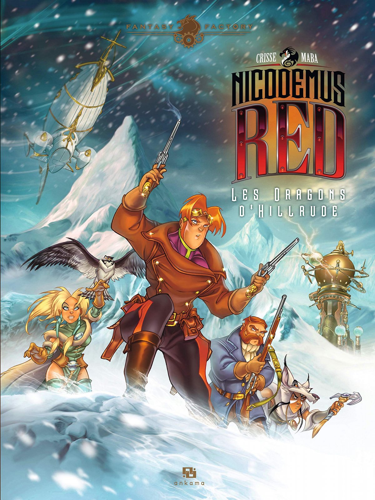 Dragons d'Hillrude (Les) - Série Nicodemus Red par Didier Crisse et Maba - Couverture