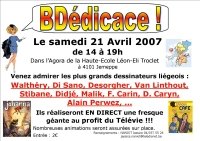 Série BDédicace ! au profit du Télévie