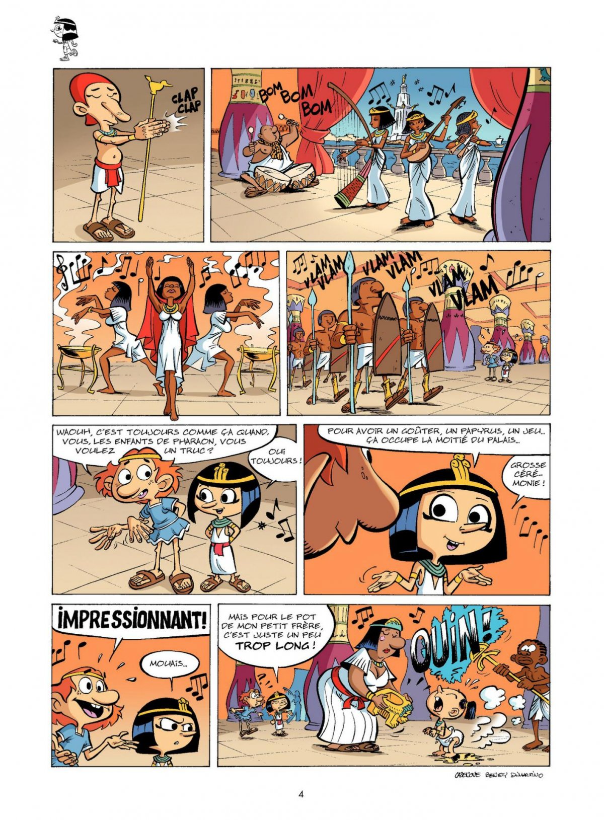 Cléo la petite pharaonne 1 - Extrait 1
