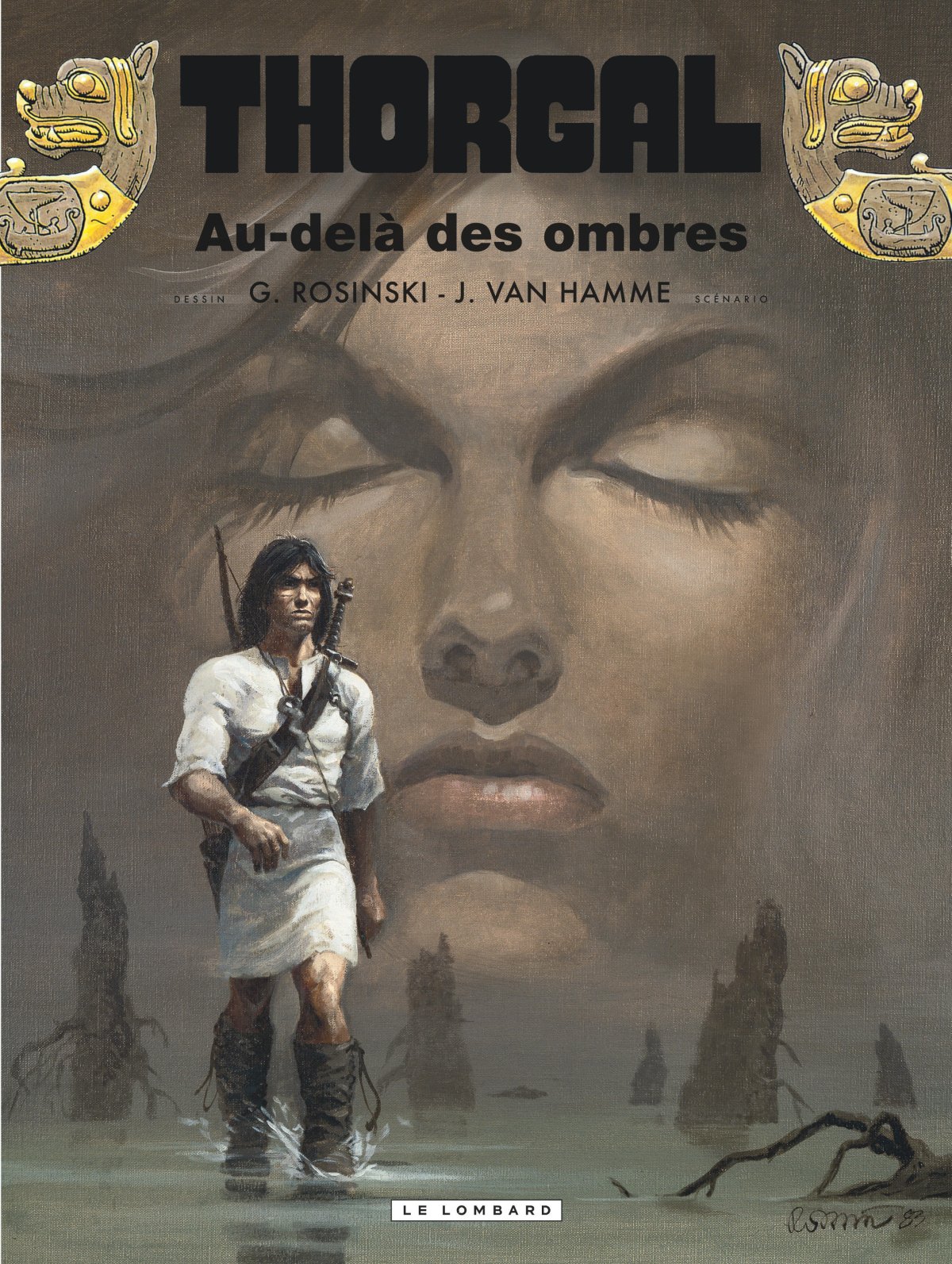 Au-delà des ombres - Série Thorgal par Jean Van Hamme et Grzegorz Rosinski - Couverture