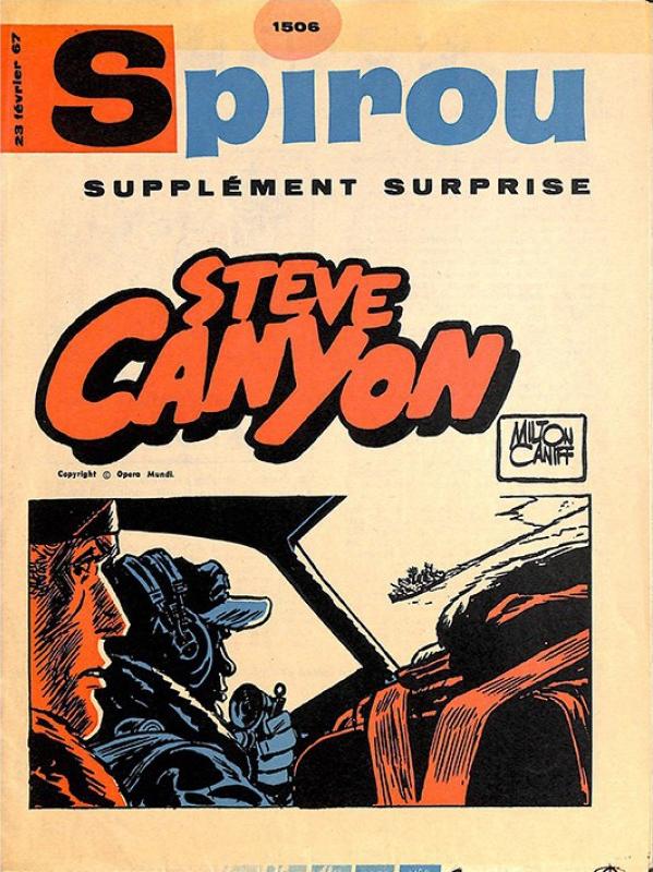 Steve Canyon (Supplément Spirou) - Série Steve Canyon par Milton Caniff - Couverture