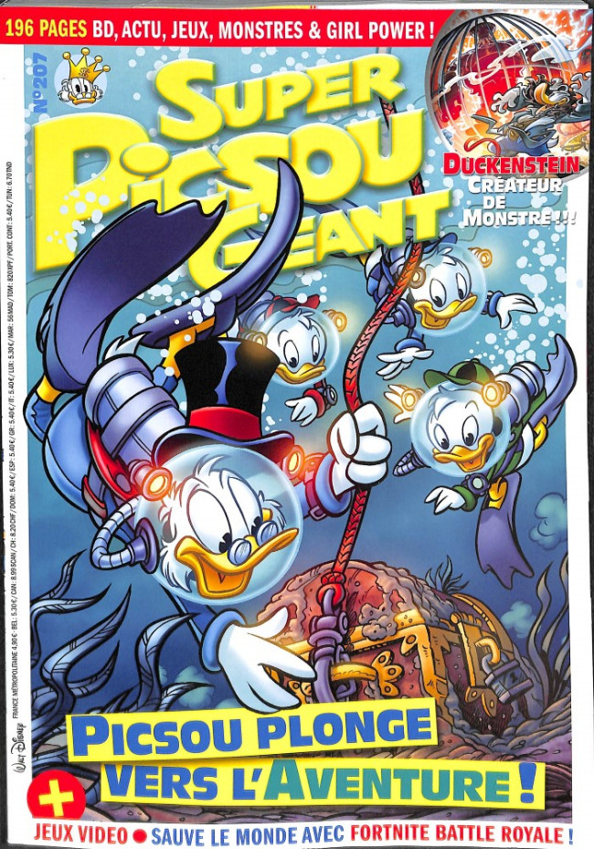 Picsou plonge vers l'aventure