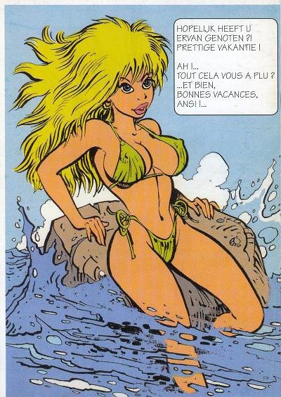 Walthéry au festival BD de Middelkerke - Les femmes de Walthéry à la mer - Extrait 1