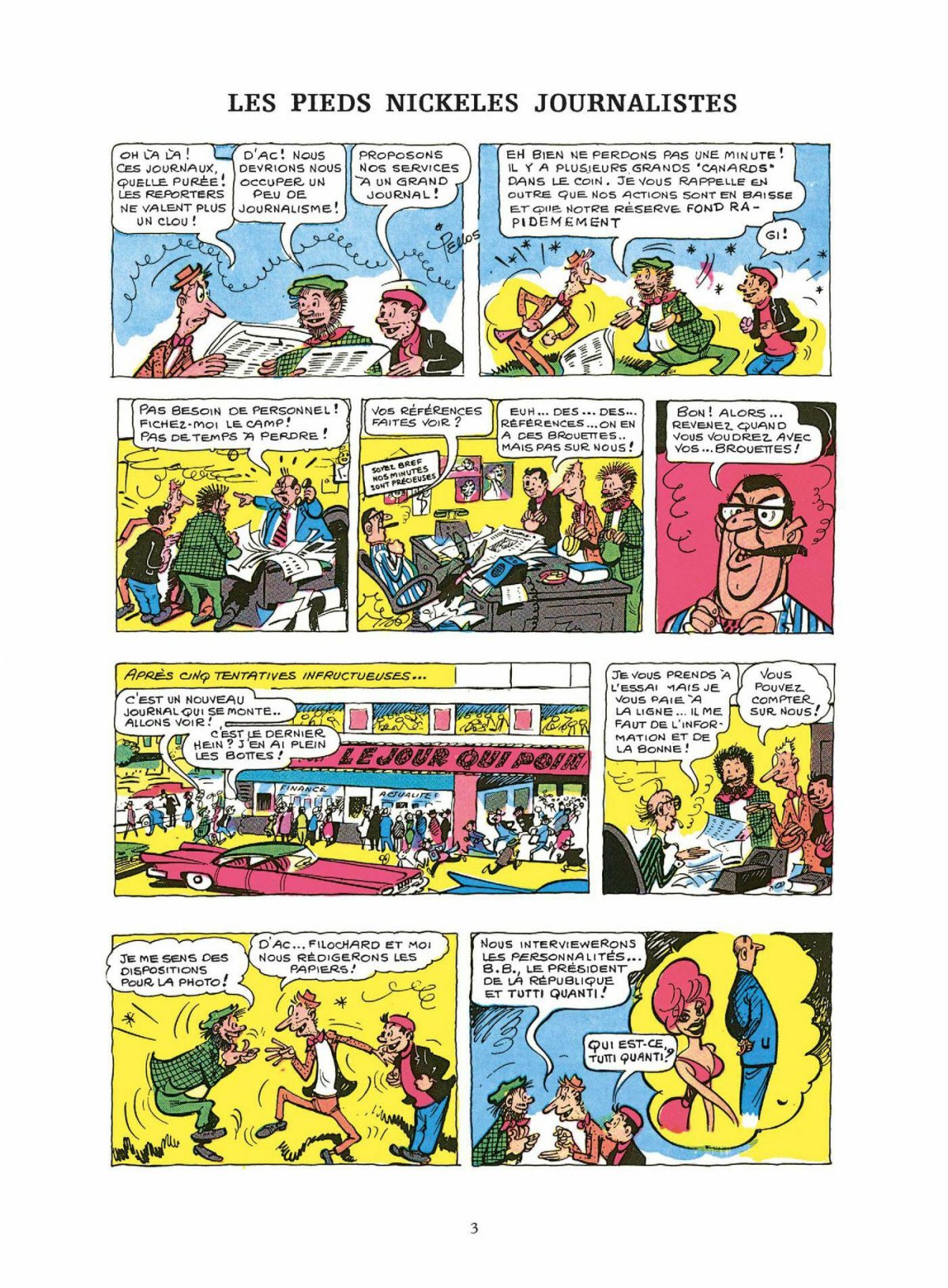 Pieds Nickelés journalistes (Les) - Extrait 1