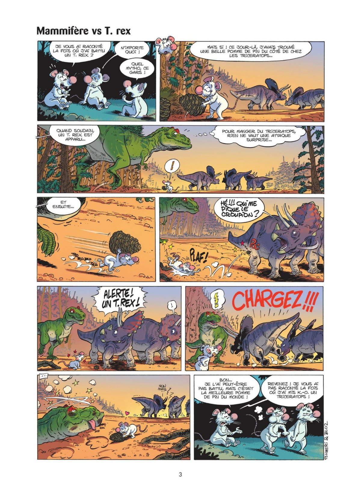 Dinosaures en BD (Les) 5 - Extrait 1