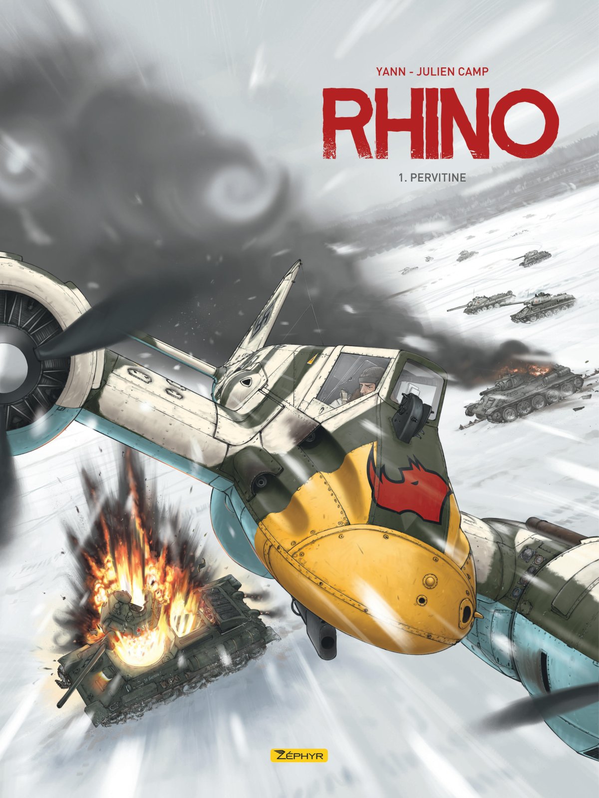 Pervitine - Série Rhino par Yann et Julien Camp - Couverture