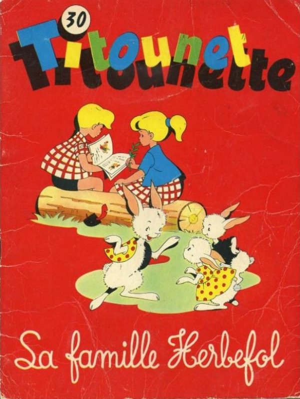 Famille Herbefol (La) - Série Titounet et Titounette par Marie-Mad Bourdin - Couverture