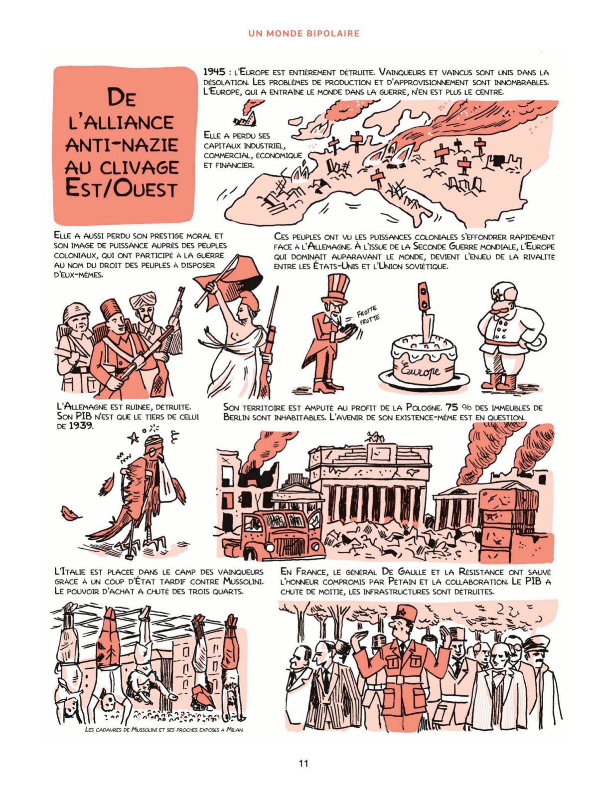 Géopolitique mondiale de 1945 à nos jours en BD (La) - Extrait 1