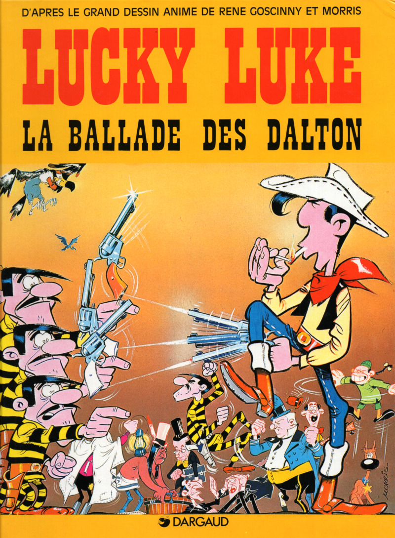 Ballade des Dalton (La) - Série Lucky Luke par René Goscinny et Morris - Couverture