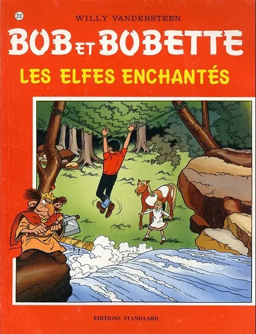 Elfes enchantés (Les) - Série Bob et Bobette par Willy Vandersteen - Couverture