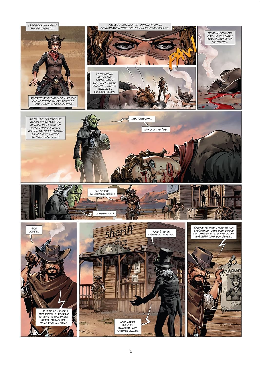 Nain, le chasseur de prime & le croque-mort (Le) - Extrait 1