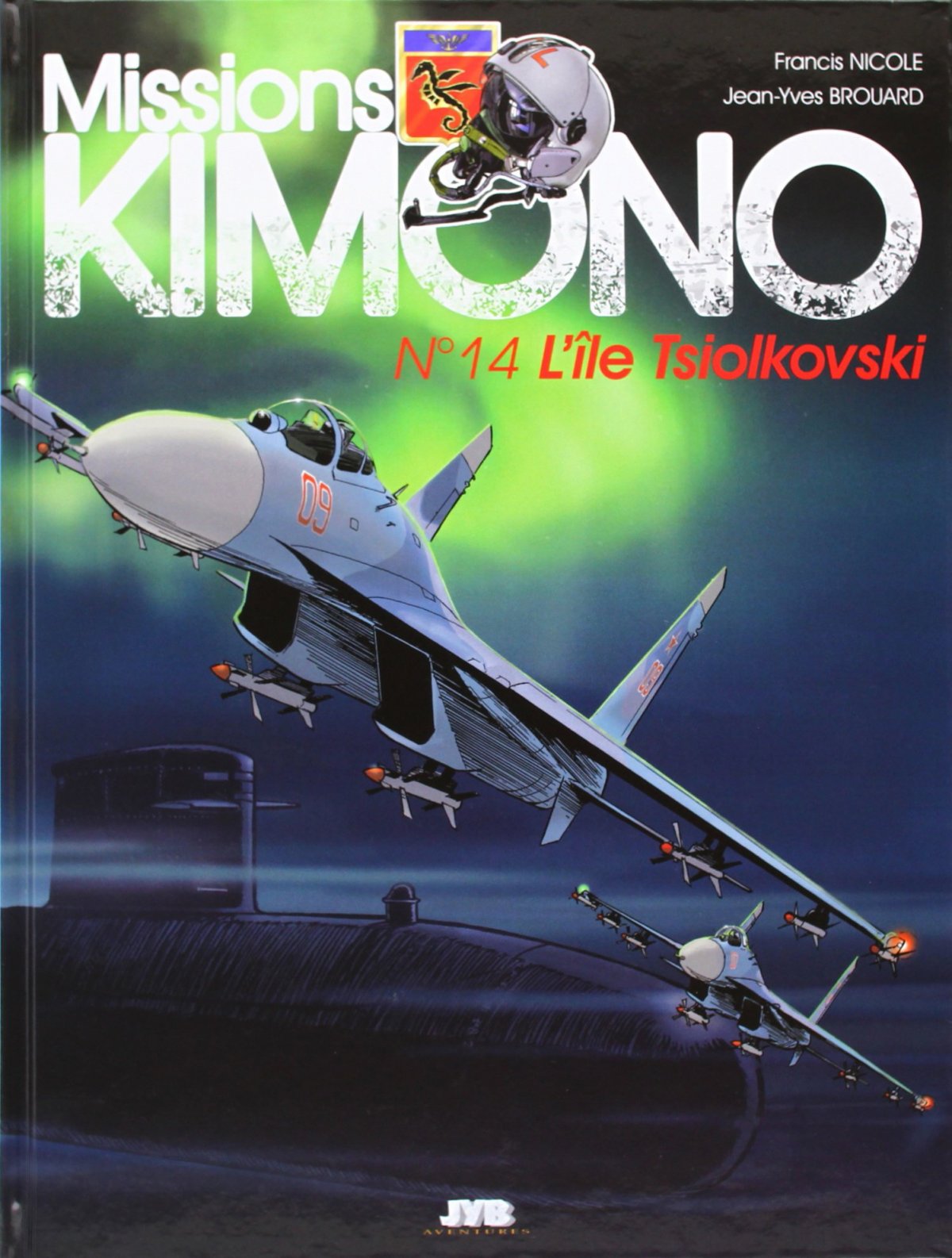 Île Tsiolkovski (L') - Série Missions "Kimono" par Jean-Yves Brouard et Francis Nicole - Couverture