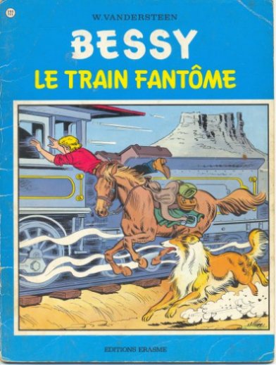 Le train fantôme - Série Bessy par Willy Vandersteen - Couverture