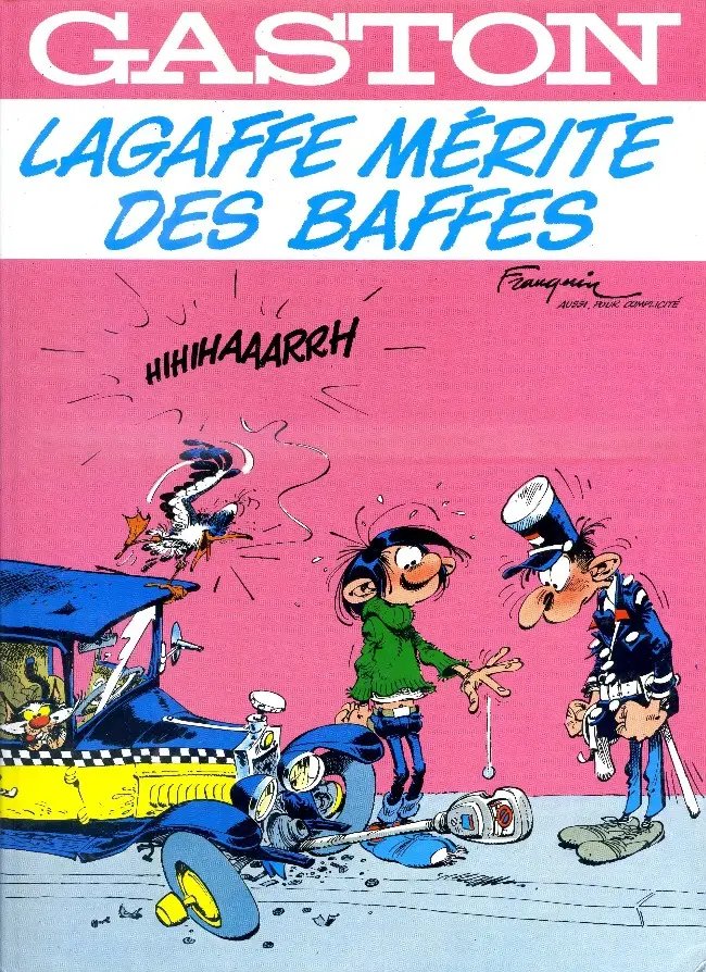 Lagaffe mérite des baffes - Série Gaston (série classique) - 9782744101243