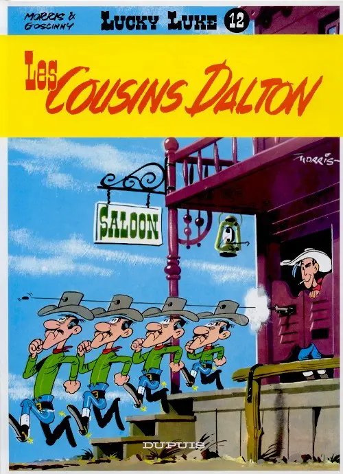 Cousins Dalton (Les) - Série Lucky Luke par René Goscinny et Morris - Couverture