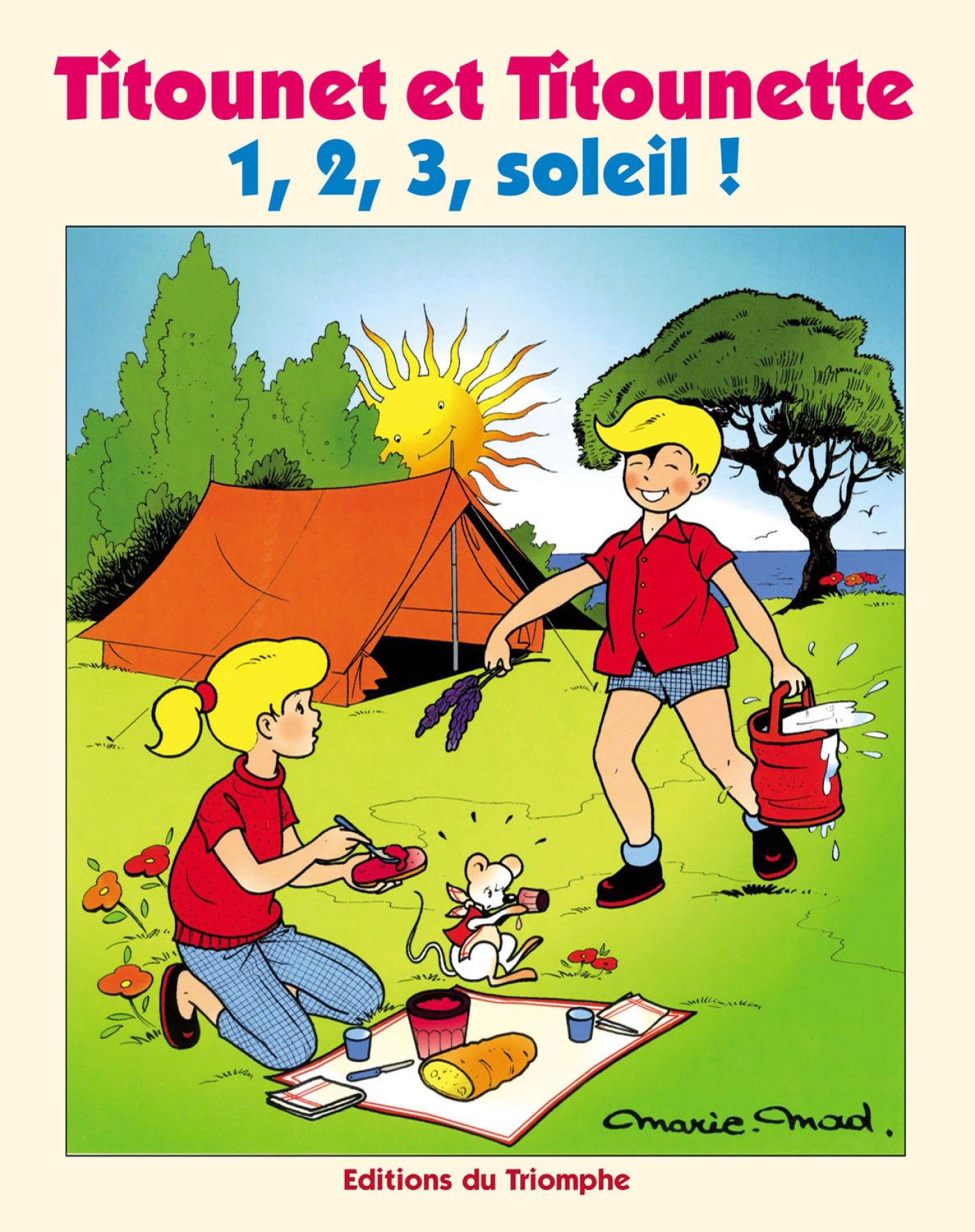 1,2,3 soleil ! - Série Titounet et Titounette par Marie-Mad Bourdin - Couverture