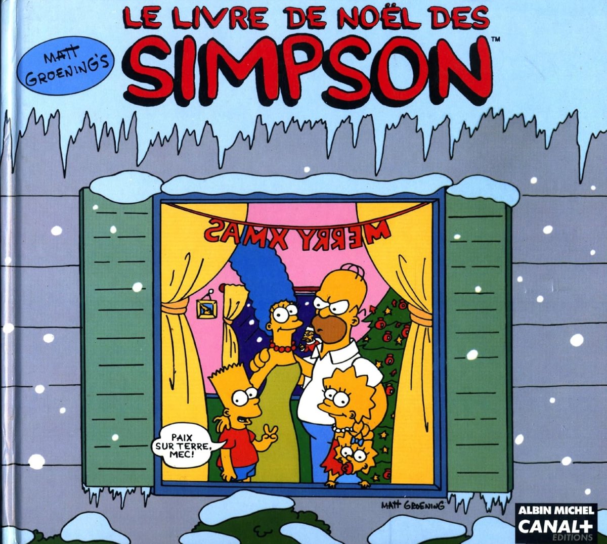 Livre de Noël des Simpson (Le) - Série Simpson (Les) par Mimi Pond et Matt Groening - Couverture