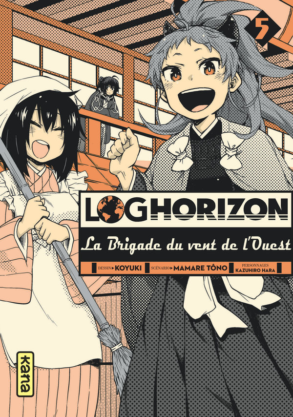 Log Horizon la brigade du vent de l'ouest 5 - Série Log Horizon la brigade du vent de l'ouest par Mamare Tôno et Koyuki - Couverture