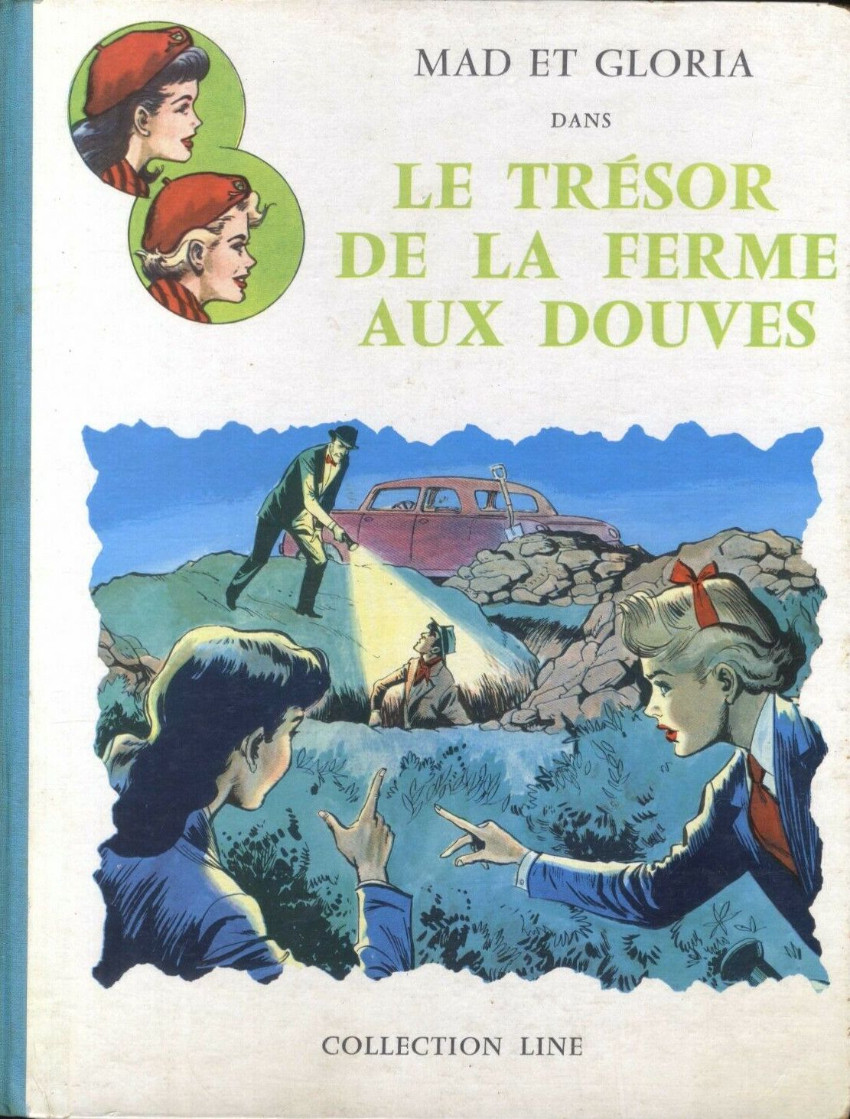 Trésor de la ferme aux douves (Le) - Série Mad et Gloria par Valérie Hastings et Ray Bailey - Couverture