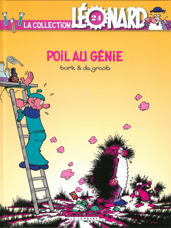 Poil au génie ! - Série Léonard par Bob de Groot et Turk - Couverture