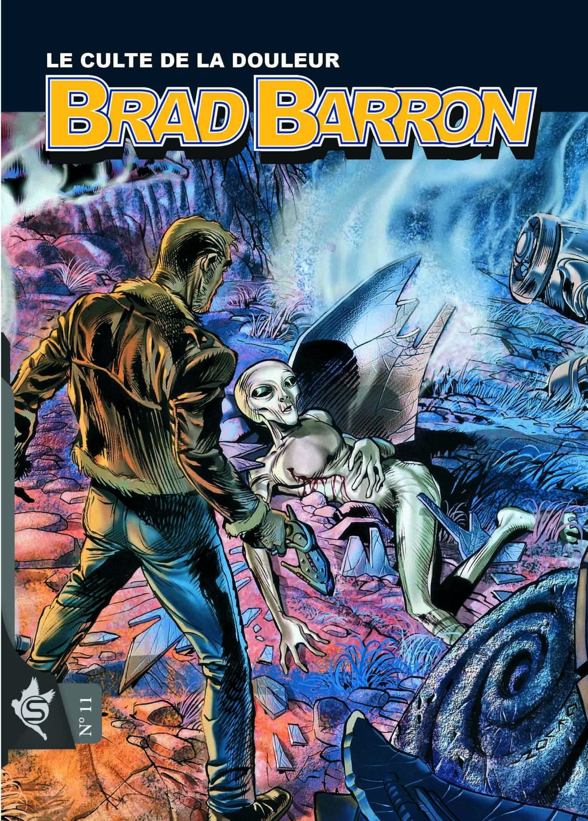 Culte de la douleur (Le) - Série Brad Barron par Tito Faraci et Giovanni Bruzzo - Couverture