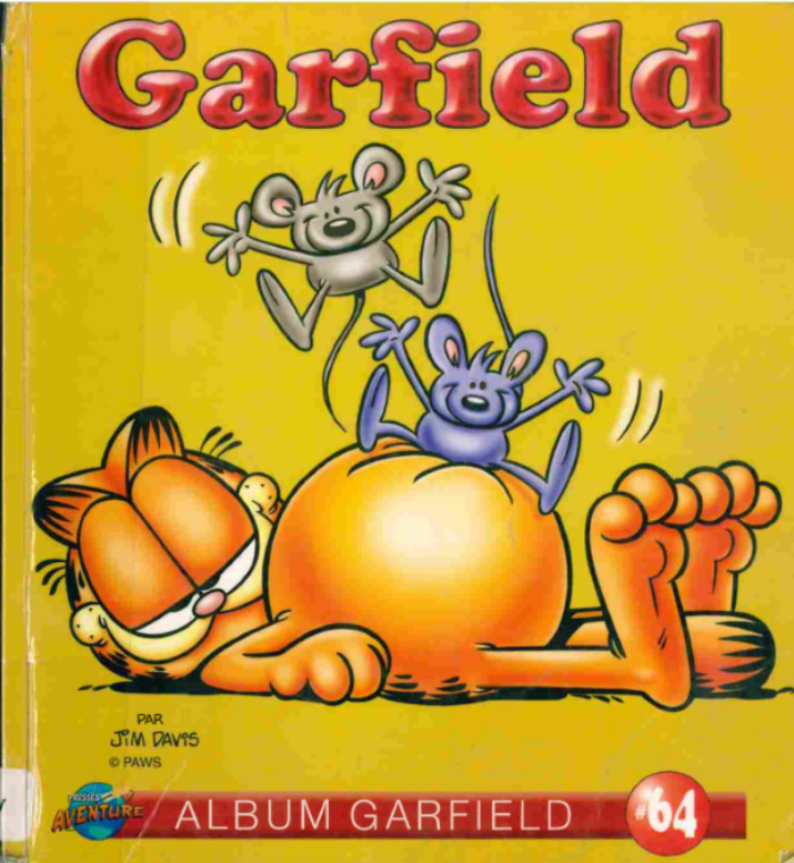 Garfield 64 - Série Garfield (Presses Aventures) par Jim Davis - Couverture