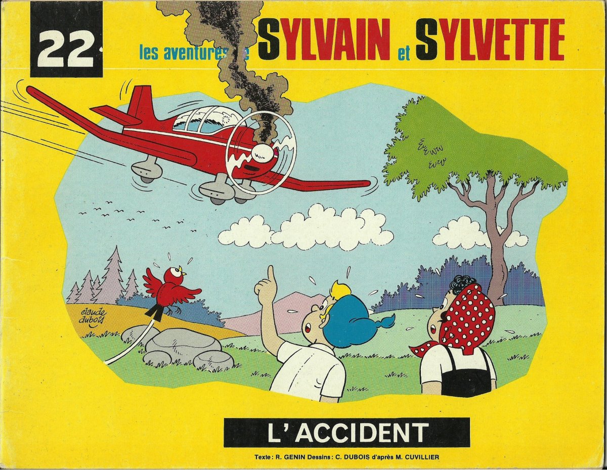 Accident (L') - Série Sylvain et Sylvette par Robert Génin et Claude Dubois - Couverture