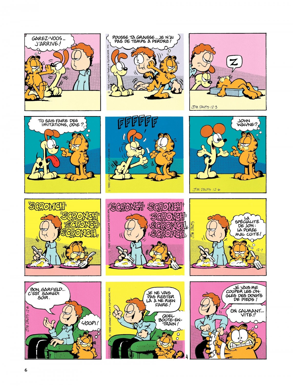 Garfield dort sur ses deux oreilles - Extrait 1