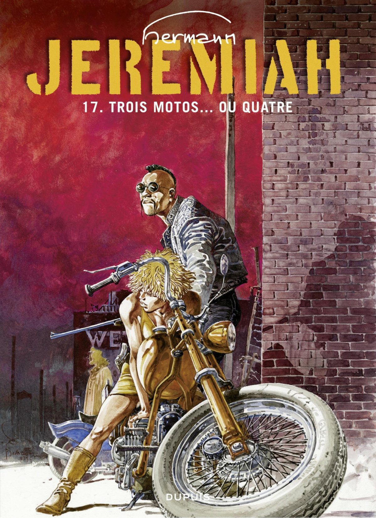Trois motos... ou quatre - Série Jeremiah par Hermann - Couverture
