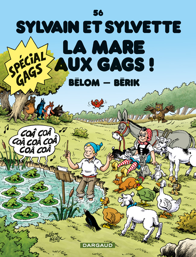 Mare aux gags (La) - Série Sylvain et Sylvette par Bélom et Frédéric Bergèse / Bérik - Couverture