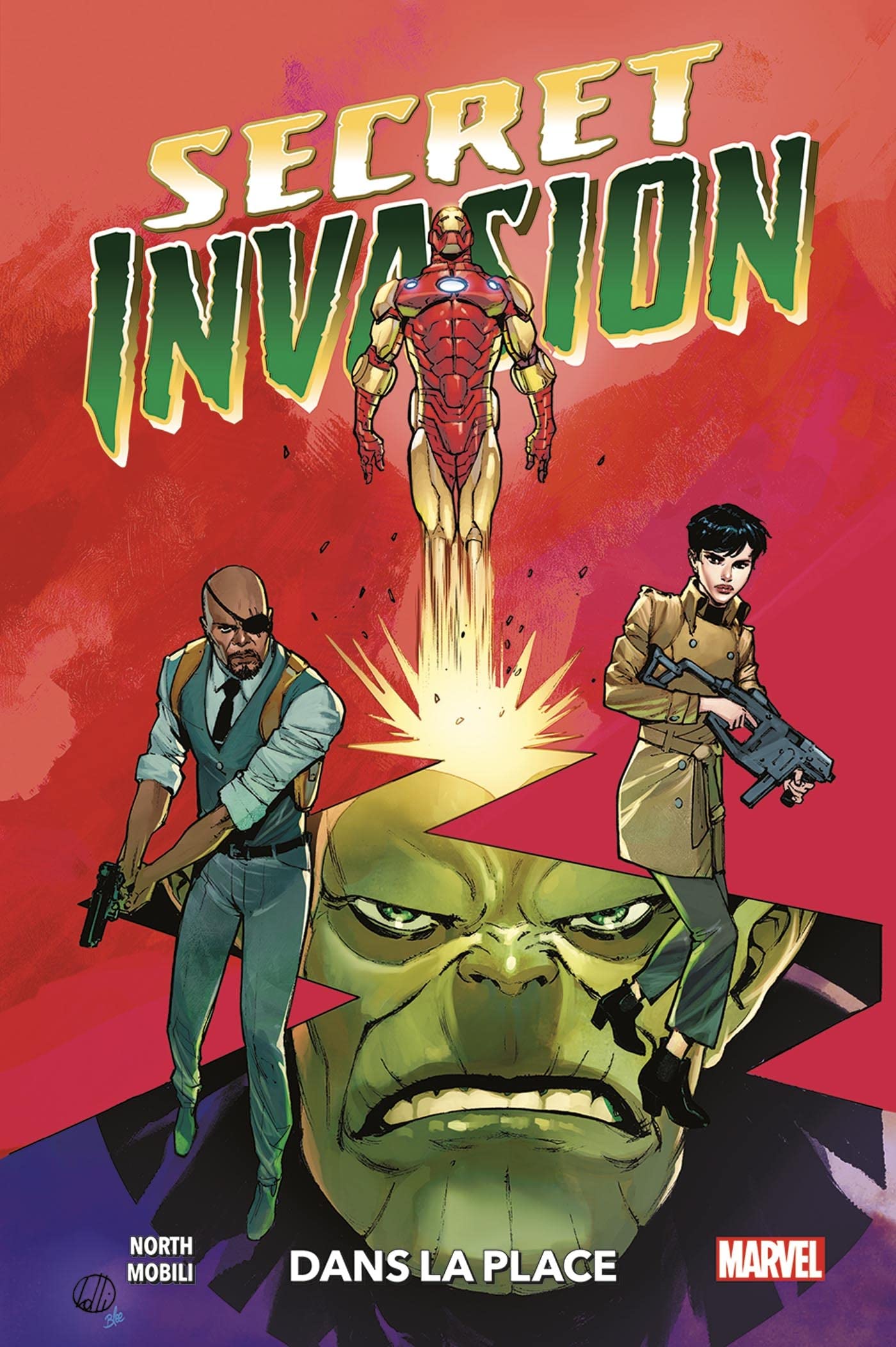 Dans la place - Série Secret Invasion par Ryan North et Francesco Mobili - Couverture