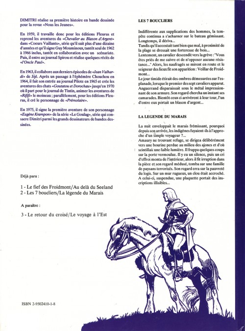 7 boucliers (Les) - La légende du marais - Extrait 1