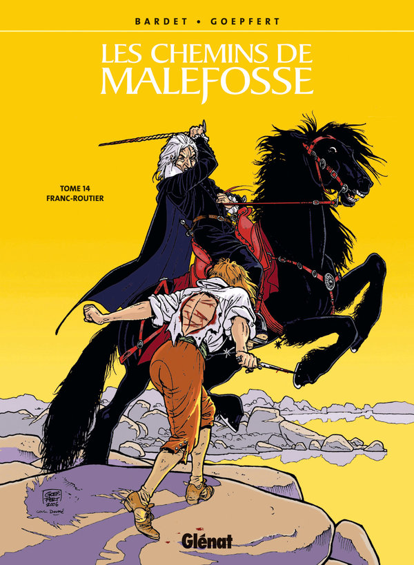 Franc-Routier - Série Chemins de Malefosse (Les) par Daniel Bardet et Brice Goepfert - Couverture