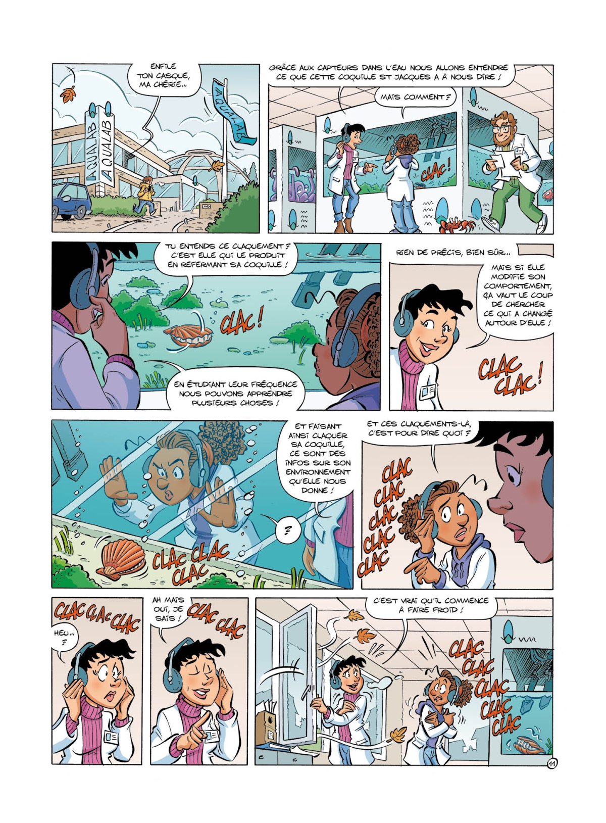 Animaux marins en BD (Les) 7 - Extrait 1