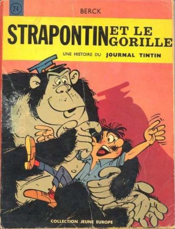 Strapontin et le gorille - Série Strapontin par René Goscinny et Berck - Couverture
