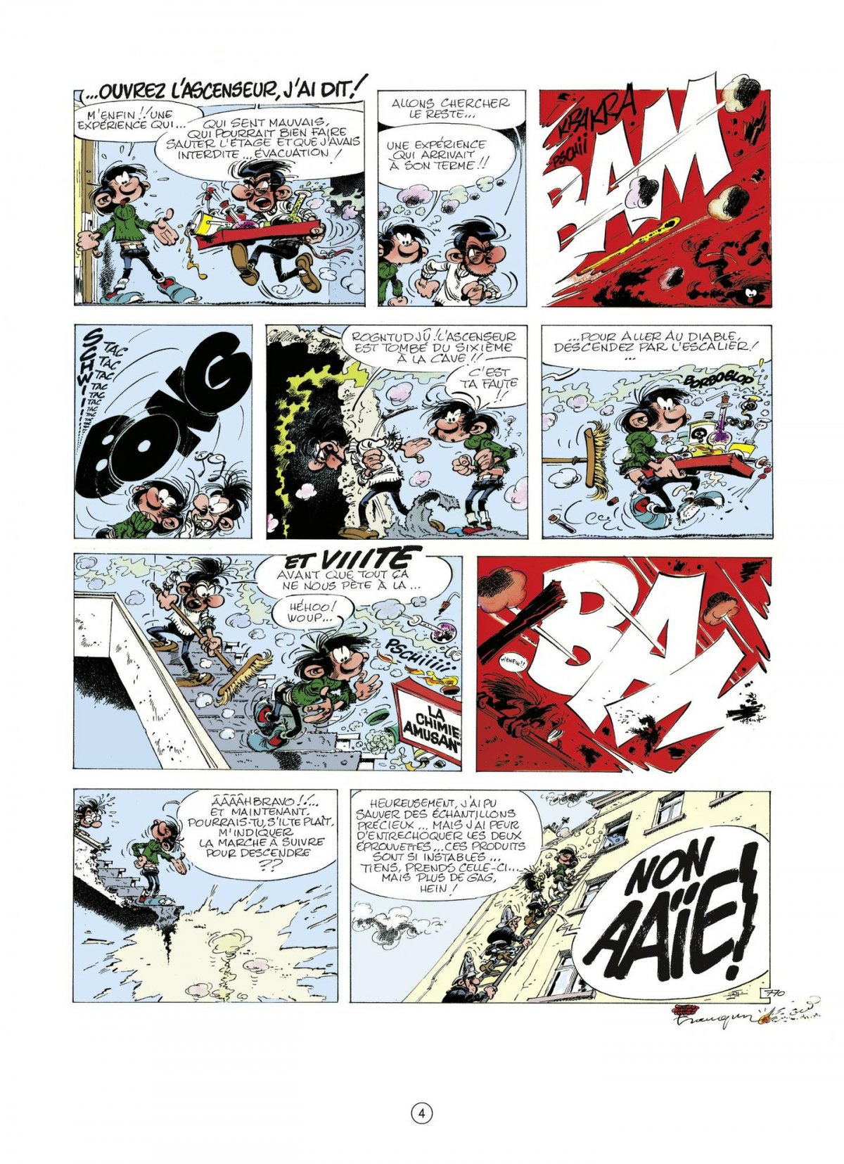 Lagaffe mérite des baffes - Extrait 1