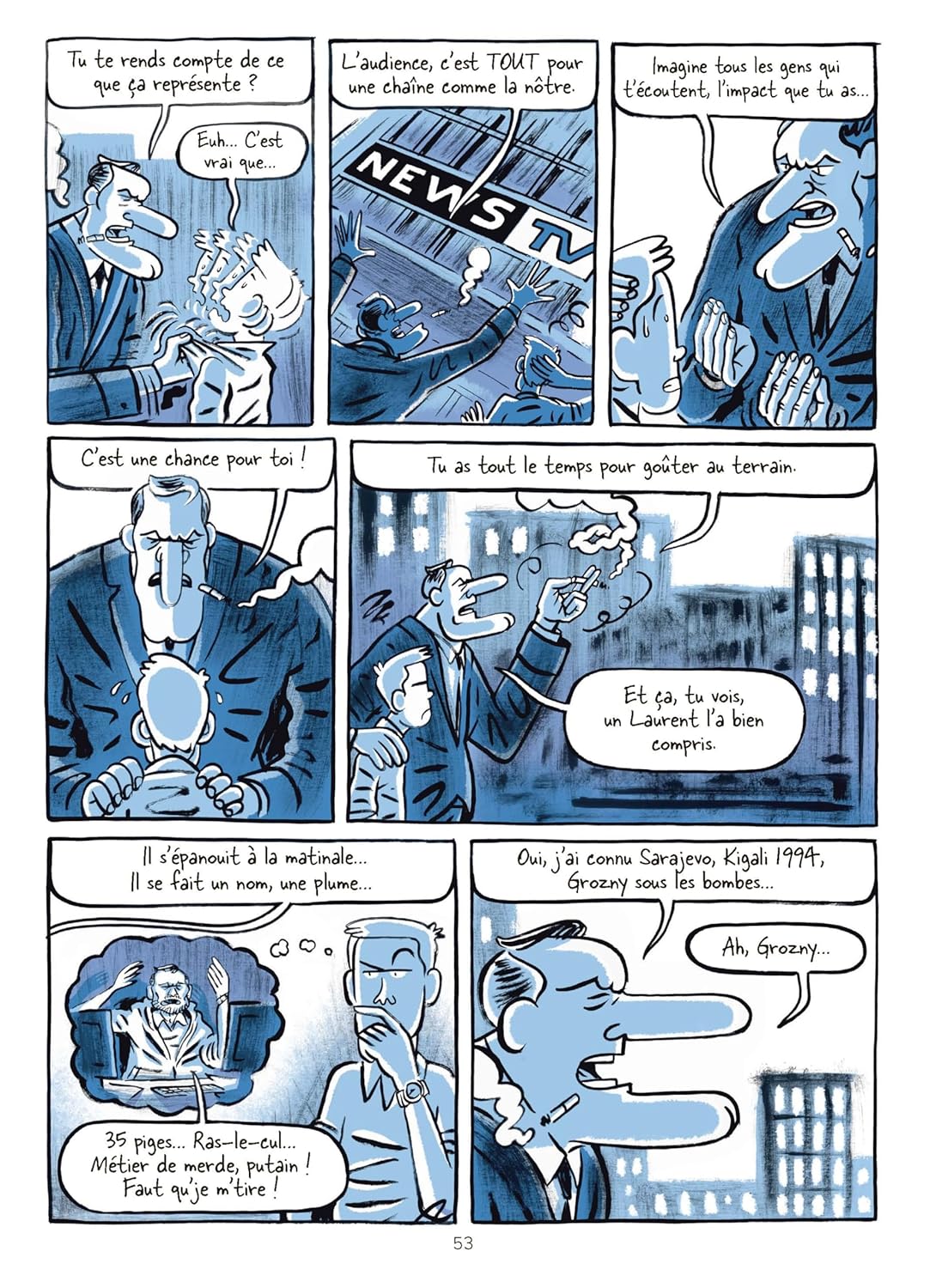 Fabrique des news (La) - Un reporter à la chaîne - Extrait 1