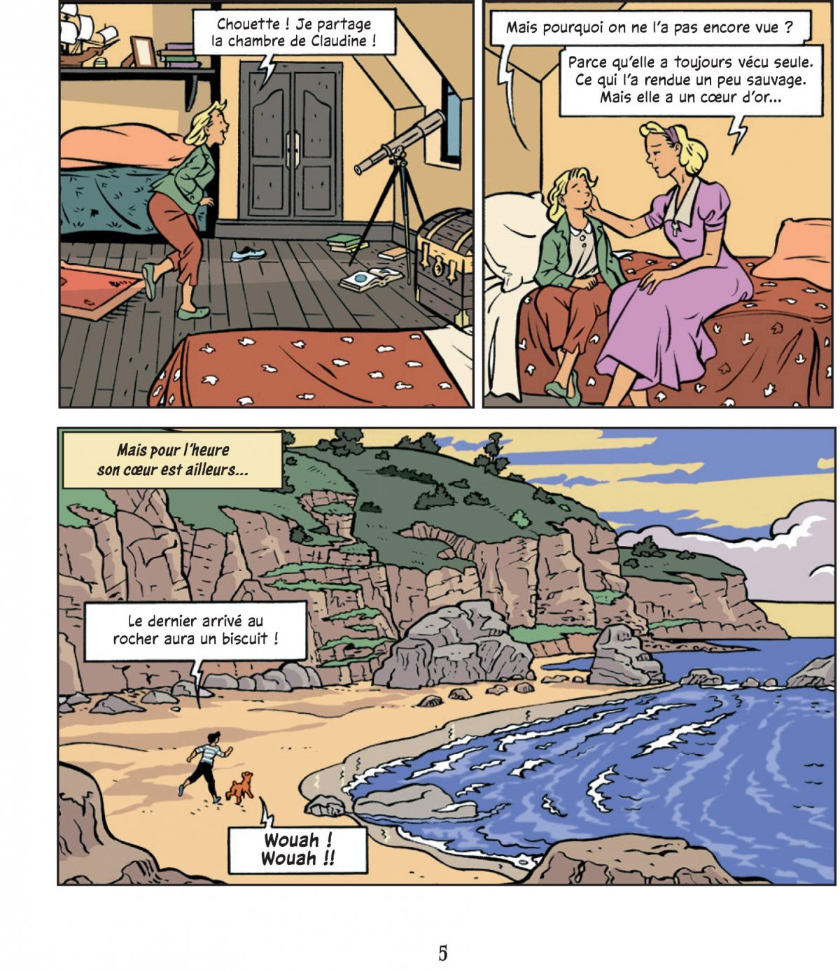 Club des Cinq et le trésor de l'île (Le) - Extrait 1