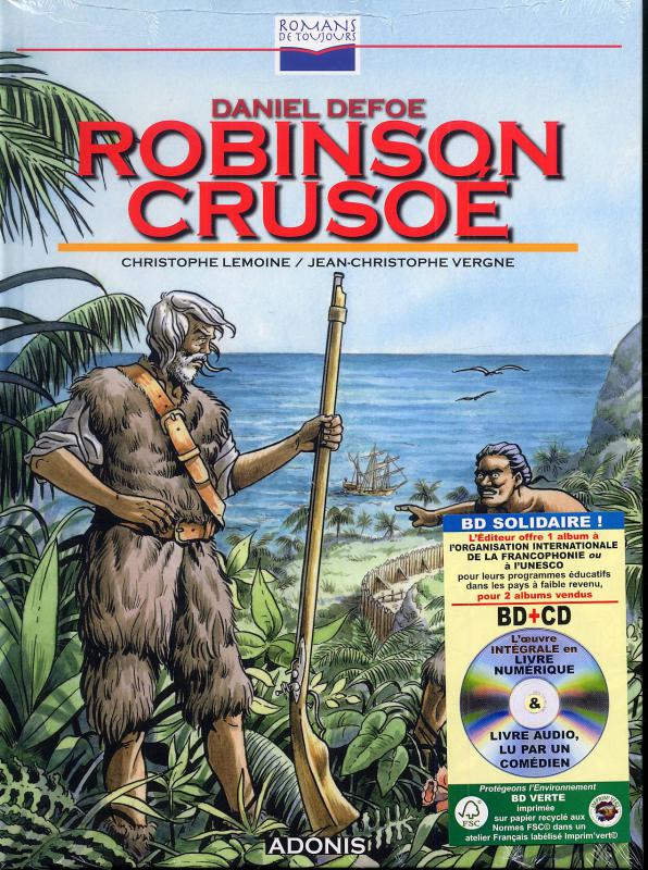 Robinson Crusoé - Série Incontournables de la littérature en BD (Les) - 9789953493022
