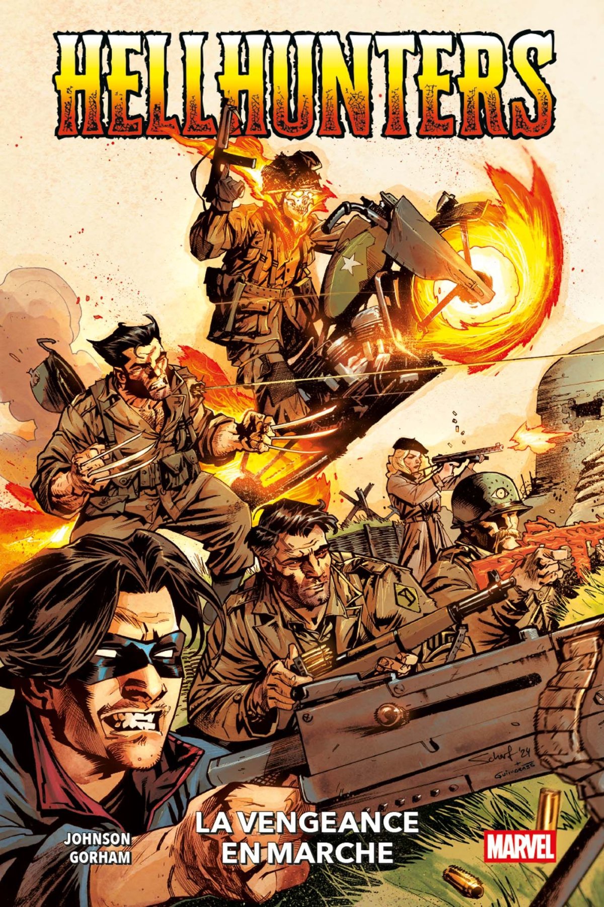 Hellhunters - La vengeance est en marche par Phillip Kennedy Johnson et Adam Gorham - Couverture