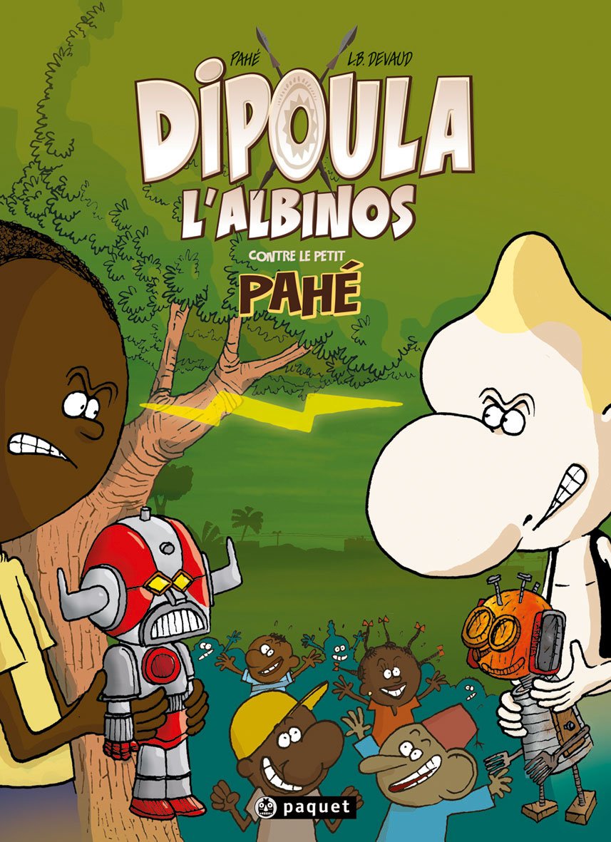Dipoula contre le petit Pahé - Série Dipoula l'Albinos par Louis-Bertrand Devaud et Pahé - Couverture