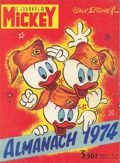 Almanach du Journal de Mickey Année 1974
