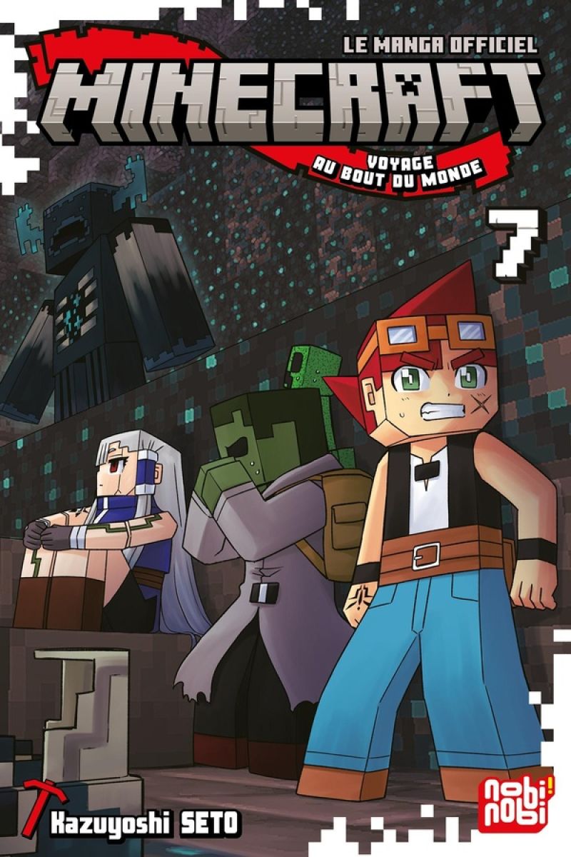 Minecraft - Voyage au bout du monde 7 - Série Minecraft - Voyage au bout du monde par Kazuyoshi Seto - Couverture