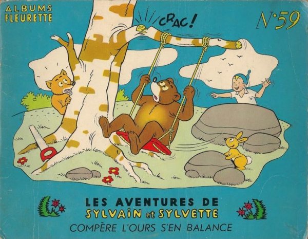 Compère Ours s'en balance - Série Sylvain et Sylvette par Claude Dubois - Couverture