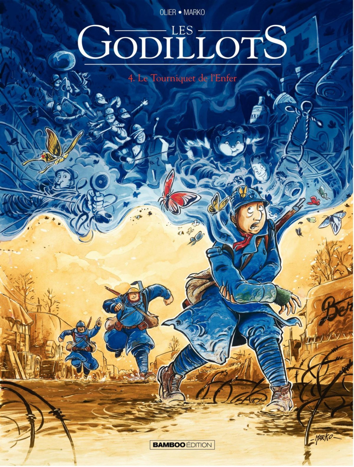 Tourniquet de l'Enfer (Le) - Série Godillots (Les) par Olier et Marko - Couverture