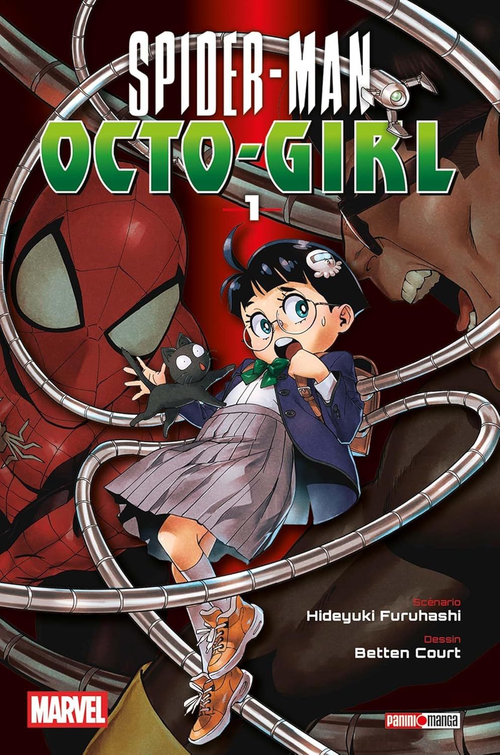 Spider-Man Octo-Girl 1 - Série Spider-Man Octo-Girl par Hideyuki Furuhashi et Betten Court - Couverture
