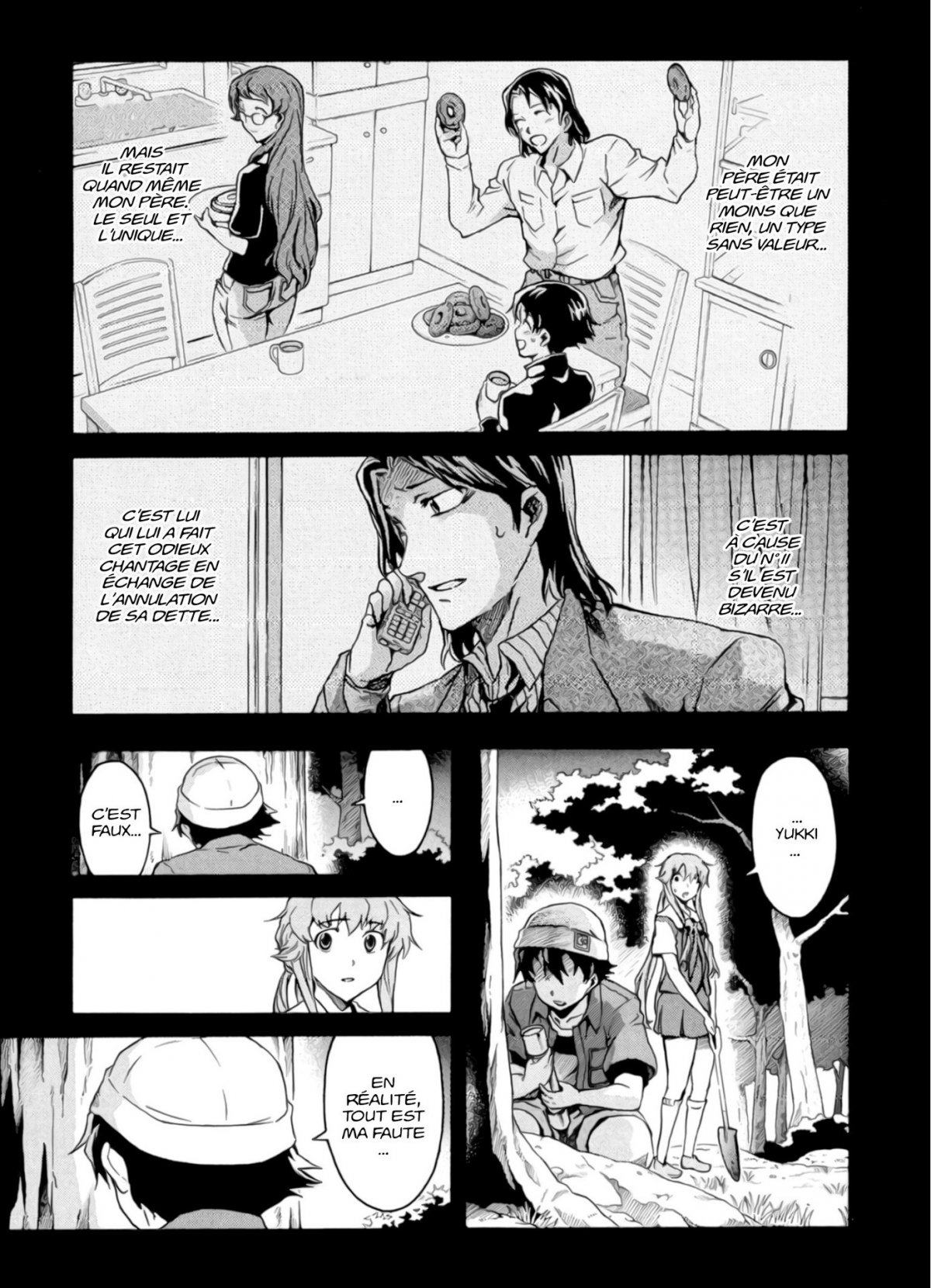 Mirai Nikki 10 - Extrait 1