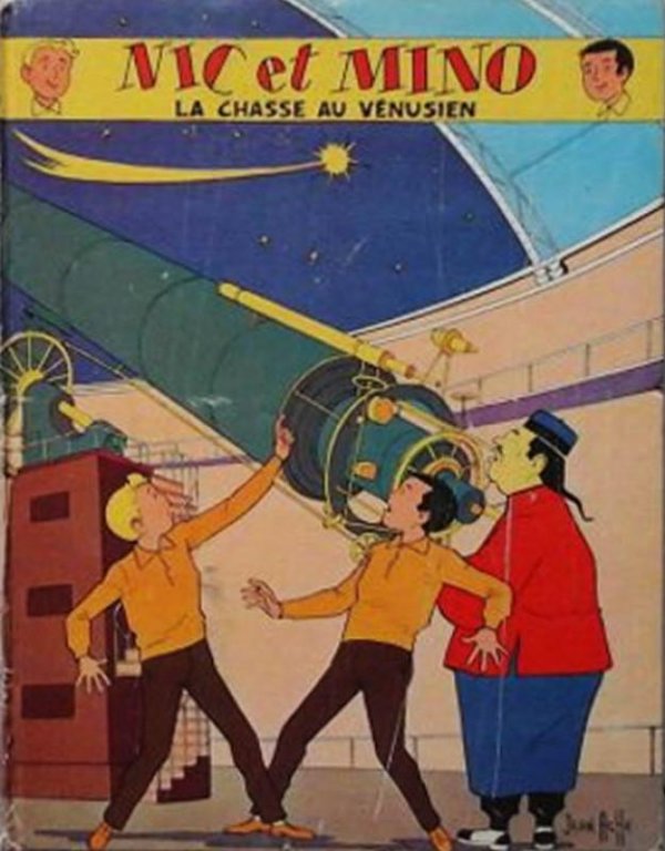 Chasse au Vénusien (La) - Série Nic et Mino par Claude Dupré et Jean Ache - Couverture