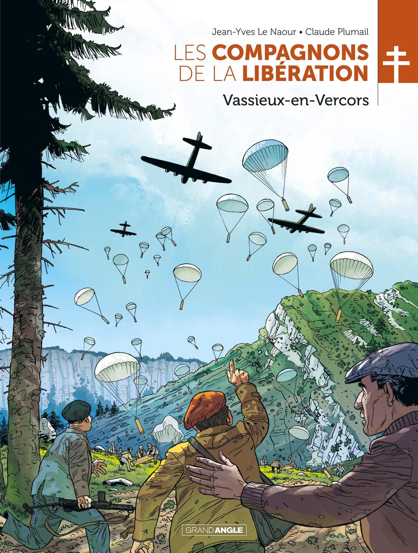 Vassieux-en-Vercors - Série Compagnons de la Libération (Les) par Jean-Yves Le Naour et Claude Plumail - Couverture