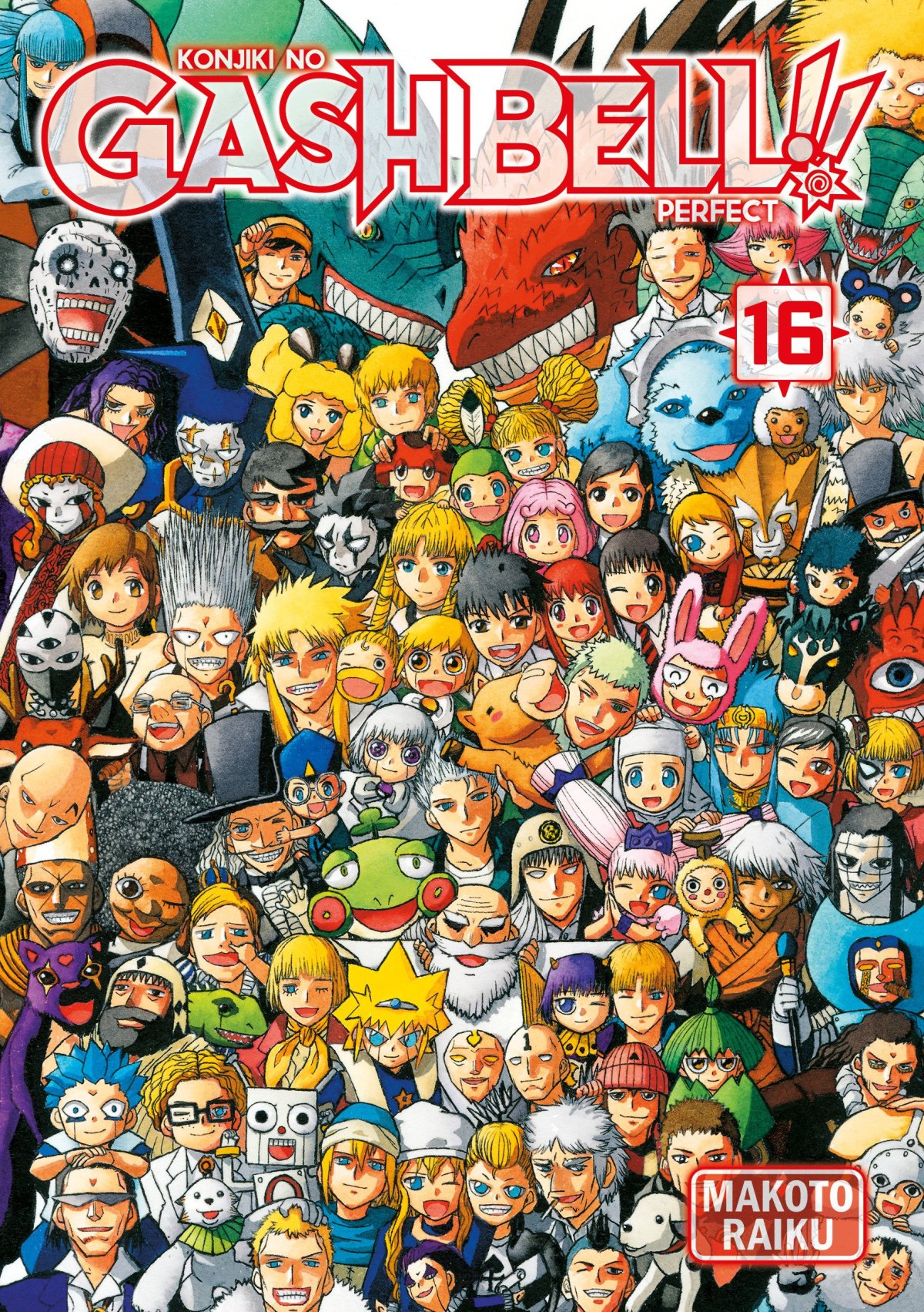 Gash Bell !! 16 - Série Gash Bell !! par Makoto Raiku - Couverture